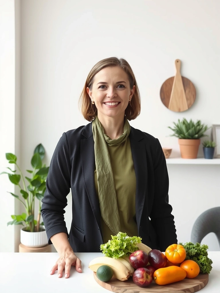 Dr. Sarah Müller in ihrer Praxis